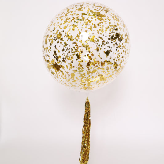 Confetti Bubble Balloon, 24 inch, 1 count